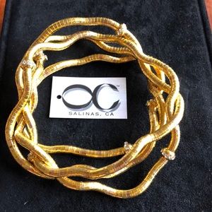 Brand new bendable gold necklace/bracelet!